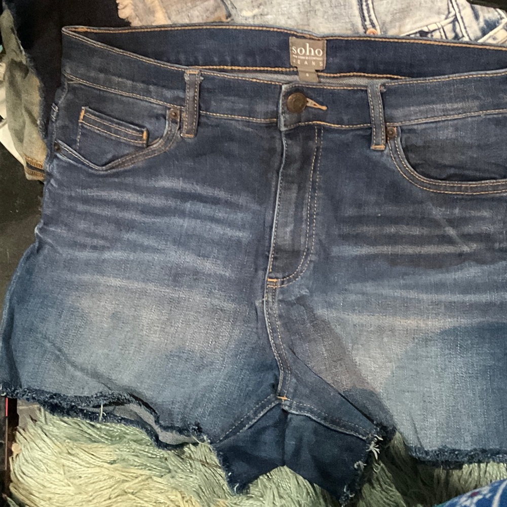 Soho woman’s Dark Blue Jean Shorts